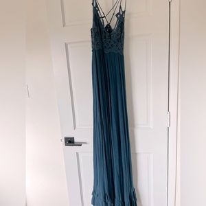 Free People Adella maxi slip dress